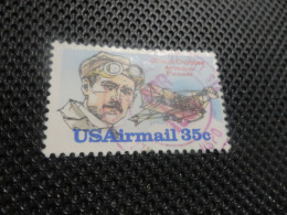 TIMBRE : U.S. 1980 AIR MAIL Glenn Curtiss 35c Stamp Sc#C100 FREE2Ship W/Tracking! (S1744) - Oblitérés