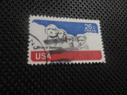 TIMBRE : U.S. AIRMAIL  Shrine Of Democracy, 26 Cents, Oblitéré - - Usados