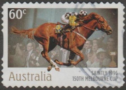 AUSTRALIA - DIE-CUT-USED 2010 60c Melbourne Cup Winners - "Saintly" 1996 - Used Stamps