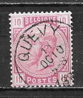 38  Emission De 1883 - Bonne Valeur - Oblit. Centrale QUEVY - LOOK!!!! - 1883 Leopoldo II