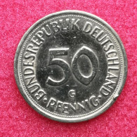 Monnaie Allemagne - 1980 G - 50 Pfennig Bundesrepublik Deutschland - 50 Pfennig