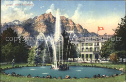 11751013 Glarus GL Hotel Glarnerhof Fontaine Glarus - Altri & Non Classificati