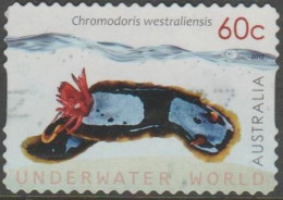 AUSTRALIA - DIE-CUT-USED 2012 60c Nudibranches - Chromodoris Westaliensis - Used Stamps