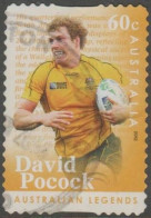 AUSTRALIA - DIE-CUT-USED 2012 60c Legends Of Football - David Pocock - Used Stamps