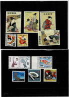 JAPAN ,12 Pezzi Nuovi MNH Di Cui 4 MH E 1 Usato ,qualita Splendida - Unused Stamps