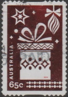 AUSTRALIA - DIE-CUT-USED 2014 65c Christmas - Embellished - Used Stamps