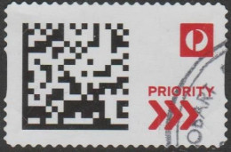 AUSTRALIA - DIE-CUT-USED 2015 50c Priority Paid Label - For Express Delivery - Used Stamps