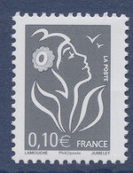 N° 3965 Marianne De Lamouche Valeur Faciale 0,10 € - 2004-2008 Marianne (Lamouche)