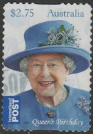 AUSTRALIA - DIE-CUT-USED 2015 $2.75 Queen Elizabeth II Birthday, International - Gebraucht