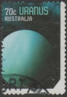 AUSTRALIA - DIE-CUT-USED 2015 70c Stamp Collecting Month: Our Solar System - Uranus - Gebraucht