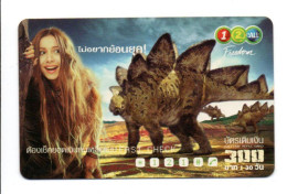 Dinosaure Film Cinéma Movie Carte Prépayée Thaïlande  Card  (R 779) - Tailandia