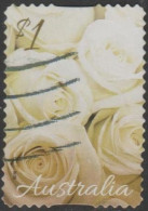 AUSTRALIA - DIE-CUT-USED 2016 $1.00 Love To Celebrate - Wedding Flowers - Used Stamps