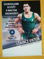 KOV 17-8 - FAMOUS PEOPLE, DES PERSONNES CÉLÈBRES, LORINCZ VIKTOR, Wrestler, Lutteur, Catch, Wrestling - Sporters