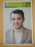 KOV 17-8 - FAMOUS PEOPLE, DES PERSONNES CÉLÈBRES, MILJAN MILJANIC, COACH, FOOTBALL - Sportler