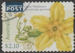 AUSTRALIA - DIE-CUT-USED 2017 $2.10 Water Plants, International - Entire Marshwort - Used Stamps