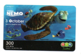 NEMO Film Cinéma Movie Carte Prépayée Thaïlande  Card  (R 784) - Tailandia