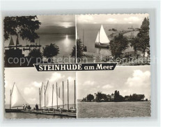 42176385 Steinhude Abendstimmung Promenade Segelboot Bootssteg Insel Wilhelmstei - Steinhude