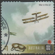 AUSTRALIA - DIE-CUT-USED 2017 $1.00 Centenary Of WWI 1917: The Australian Flying Corps - Aircraft - Gebraucht