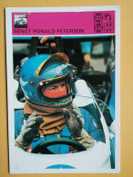 Kov 17-37 - Famous People, Des Personnes Célèbres, BENGT RONALD RONNIE PETERSON,  CARD, AUTO RALLY - Sportifs