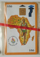 Zimbabwe $50 Chip Card - 6th All Africa Games - Zimbabwe