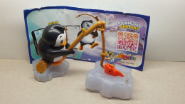 2023 Ferrero - Kinder Surprise -  ENB07A - Iced Beach Penguins Winter - Fishing Penguin + BPZ - Monoblocs