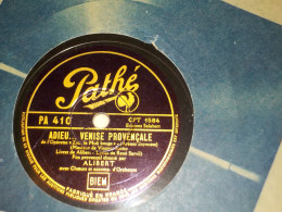 DISQUE 78 TOURS FOX PROVENCALE DE  ALIBERT - 78 Rpm - Schellackplatten