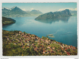 Lucerne VITZNAU Am Vierwaldstätter See Mit Buochserhorn Stanserhorn Bürgenstock Und Pilatus VOIR DOS - Vitznau