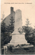 Moutiers-Saint-Jean Monument Aux Morts La Grande Guerre Militaria Patriotique Propagande Honneur à Nos Soldats Conflit - Monuments Aux Morts