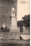 Manlay Monument Aux Morts De La Grande Guerre Militaria Patriotique Propagande Honneur à Nos Soldats Conflit - Monuments Aux Morts