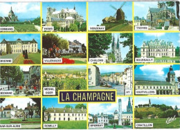 Carte Postale: La CHAMPAGNE. Multivues. - Champagne - Ardenne