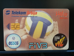 T-257 - SERBIA, TELECARD, PHONECARD, Volleyball - Autres - Europe