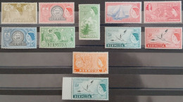 Bermudas: Año. 1953 -1962 Tipos, 32/45 SG. Números 134 - Visita Real + 135/150 - Charnela, 11/Valores, No Completa. - Bermudes