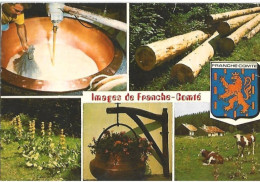 Carte Postale: Images De FRANCHE-COMTE. Plusieurs Vues. - Franche-Comté