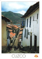 CPM Format Spéciale-Peru-Cuzco-Cuesta De San Blas-RARE-Beau Timbre-Voir Description     L2488 - Pérou