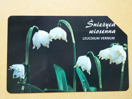 T-277 - POLAND, TELECARD, PHONECARD, FLOWER, FLEUR,  - Autres & Non Classés