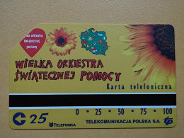 T-277 - POLAND, TELECARD, PHONECARD, FLOWER, FLEUR, SUNFLOWER - Autres & Non Classés