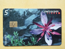 T-277 - SWITZERLAND, TELECARD, PHONECARD, FLOWER, FLEUR - Other & Unclassified