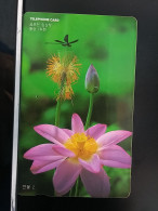 T-279 - KOREA, TELECARD, PHONECARD, FLOWER, FLEUR, - Korea (Süd)