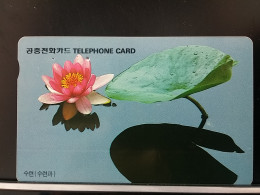 T-279 - KOREA, TELECARD, PHONECARD, FLOWER, FLEUR, - Korea (Zuid)