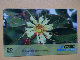 T-281 - BRASIL, BRAZIL TELECARD, PHONECARD, FLOWER, FLEUR,  - Brasil