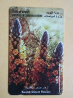 T-283 - KUWAIT TELECARD, PHONECARD, FLOWER, FLEUR,  - Koweït