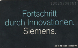 PHONE CARD GERMANIA SERIE K TIR 16000 (E85.45.3 - K-Series : Série Clients