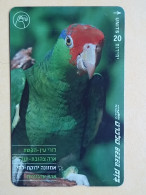 T-287 - ISRAEL TELECARD, PHONECARD, BIRD, OISEAU,  PERROQUET, PARROT - Israël