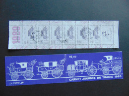 Très Beau Carnet N°. BC2578A Oblitéré Ayant Réellement Circulé Accompagné De Sa Couverture D'origine - Stamp Day