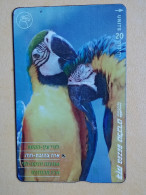 T-287 - ISRAEL TELECARD, PHONECARD, BIRD, OISEAU, PERROQUET, PARROT - Israel