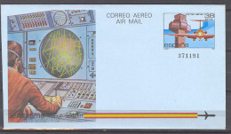 España - Aerograma N. 208 - 1984 - Aeropuerto Gerona - 1931-....