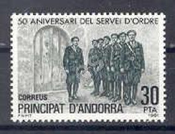 Andorra - 1981, Servei D'ordre E=142 S=128 (**) - Police - Gendarmerie