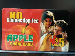 T-292 - CANADA TELECARD, PHONECARD, APPLE - Kanada