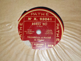 DISQUE 78 TOURS TENOR VILLABELLA 1933 - 78 G - Dischi Per Fonografi