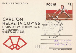 A 776) Badminton - Carlton Helvetia Cup 1985 (GSK); SoSt Lublin Tischtennis Liga - Badminton